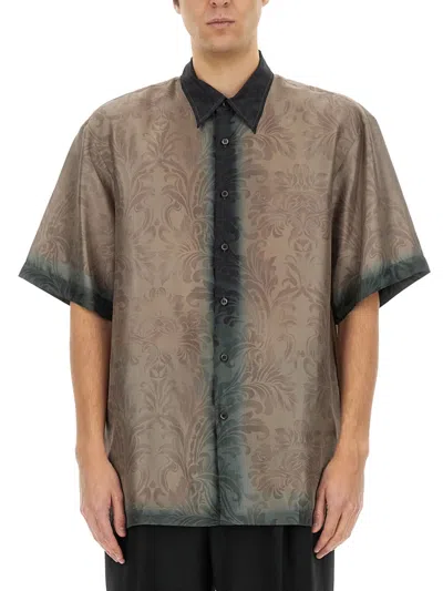 Coutr.com Dries Van Noten Silk Shirt In Multi