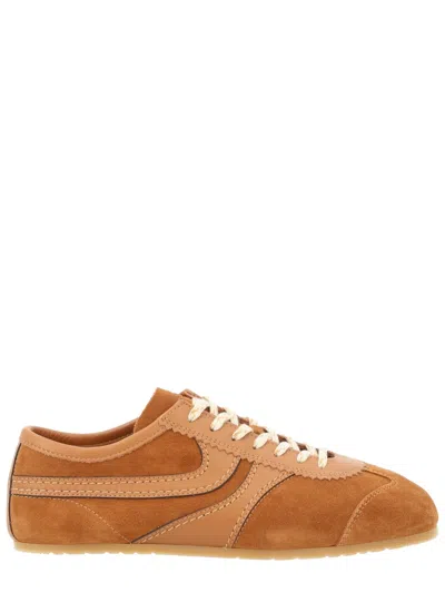 Coutr.com Dries Van Noten Suede Sneakers In Brown