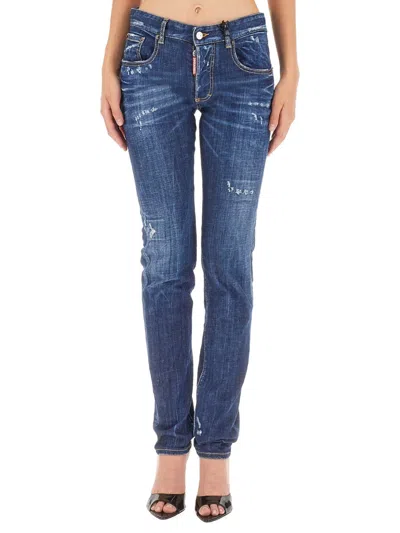 Coutr.com Dsquared Easy Wash 24/7 Jeans In Blue