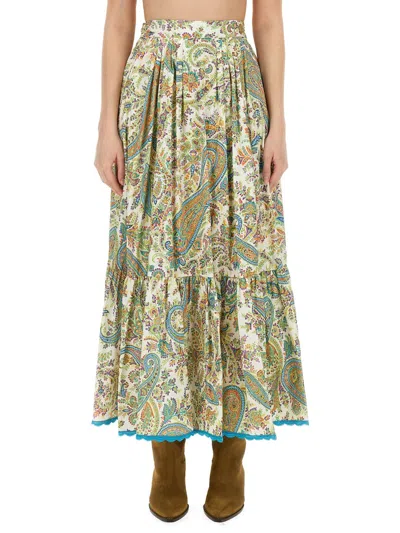 Coutr.com Etro Women Long Skirt In Green