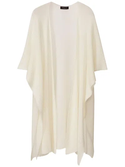 Coutr.com Fabiana Filippi Pleated-back Belted Trench Coat In White