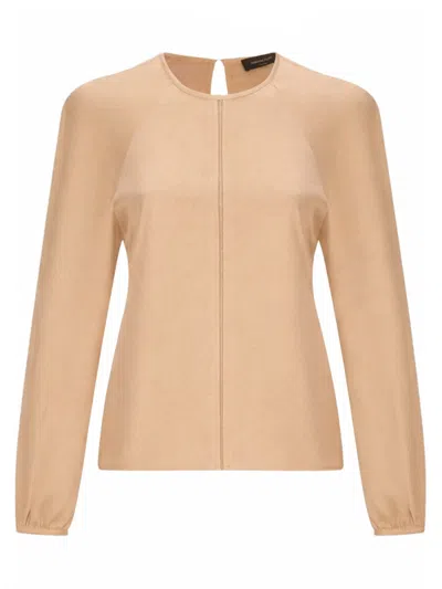 Coutr.com Fabiana Filippi Viscose Tops. In Sand