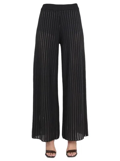 Coutr.com Fabiana Filippi Wide Leg Trousers In Black