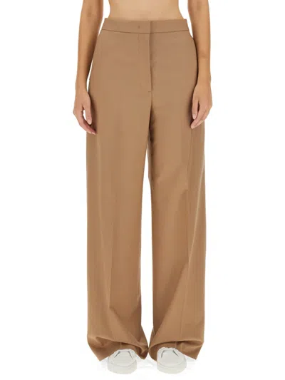 Coutr.com Fabiana Filippi Wool Trousers - Women In Sand