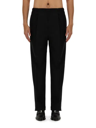 Coutr.com Fendi Cool Wool Pantaloni In Black