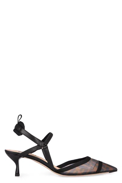 Coutr.com Fendi High Heel Shoes In Black