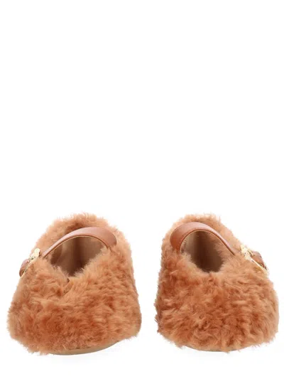 Coutr.com Ferragamo Ballet Flats Woman In Sand