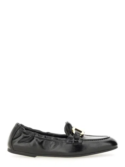 Coutr.com Ferragamo Jodie Leather Loafers In Black