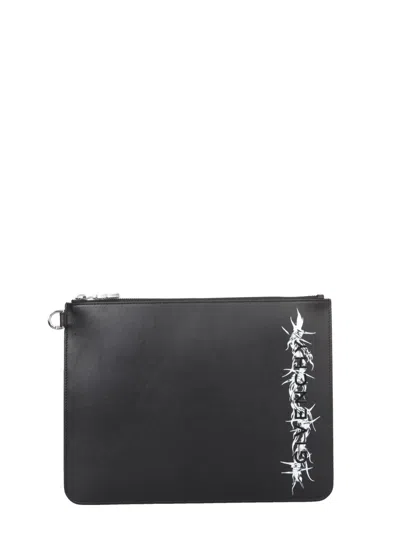 Coutr.com Givenchy Logo-print Pouch Bag In Black