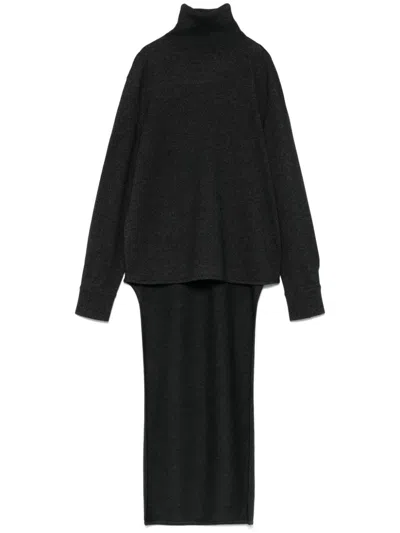 Coutr.com Givenchy Turtleneck With Drawstring In Gray