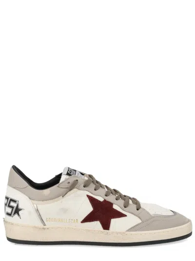Coutr.com Golden Goose "ballstar" Leather Sneaker With Logo In Multi