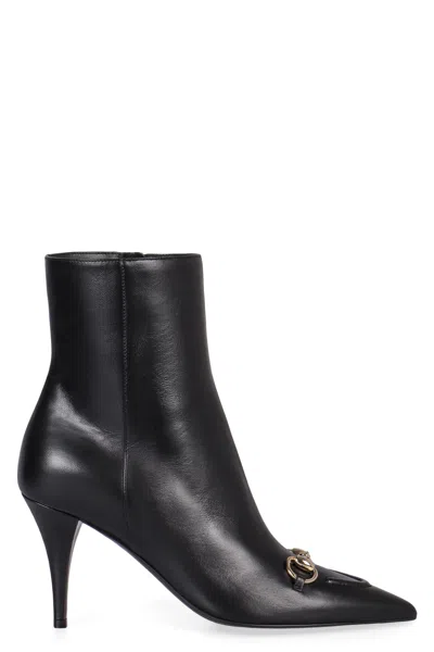 Coutr.com Gucci Ankle Boots With Clamp In Black
