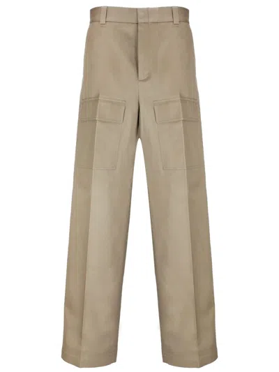 Coutr.com Gucci Cotton Wide Leg Cargo Pant In Sand