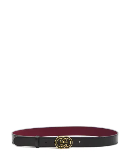 Coutr.com Gucci Interlocking G Buckle Belt In Black