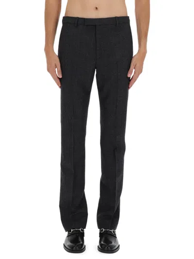 Coutr.com Gucci Mouliné Trousers In Gray