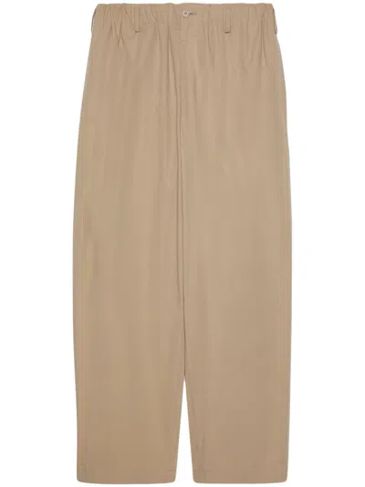 Coutr.com Gucci Poplin Cotton Trousers In Brown