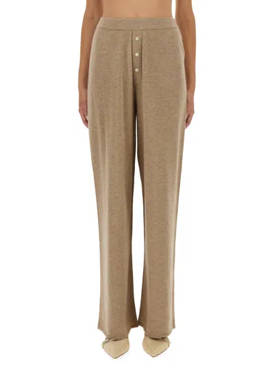 Coutr.com Guest In Residence Cashmere Straight-leg Trousers In Brown