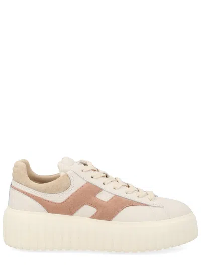 Coutr.com Hogan Sneakers H-stripes In Sand