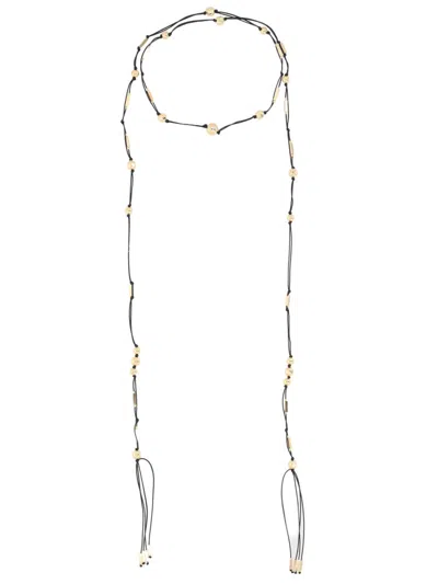 Coutr.com Isabel Marant Brass Necklace In Black