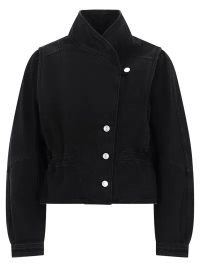 Coutr.com Isabel Marant Dolie Denim Jacket In Black