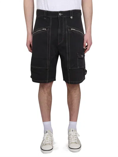 Coutr.com Isabel Marant Peio Denim Bermuda Shorts In Black