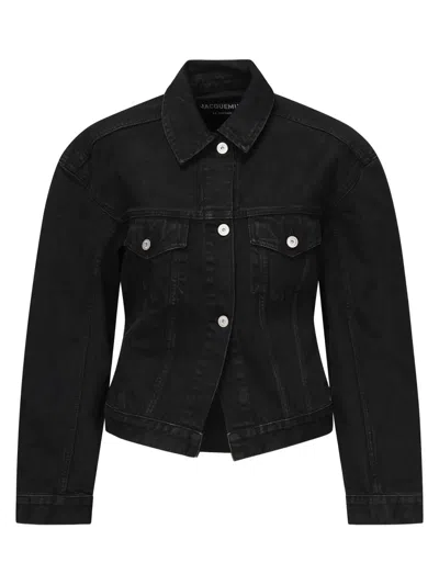 Coutr.com Jacquemus Button-fastening Denim Jacket In Black