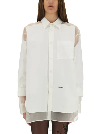 Coutr.com Jean Paul Gaultier Button-front Shirt In White