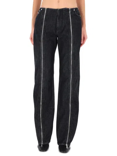 Coutr.com Jean Paul Gaultier Denim Front Zipped Trouser In Black