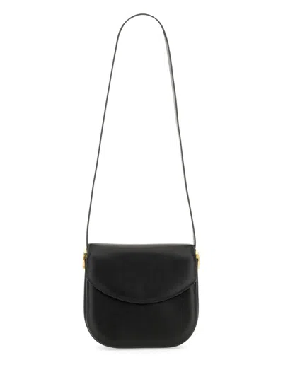 Coutr.com Jil Sander Medium Leather Crossbody Bag In Black
