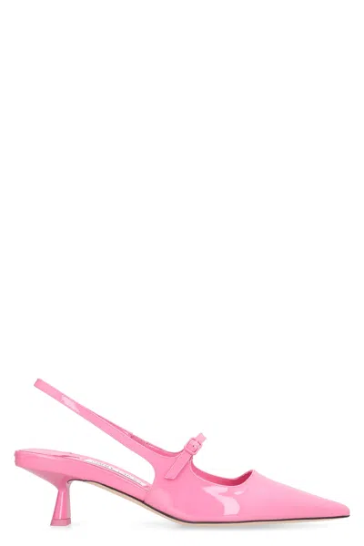 Coutr.com Jimmy Choo Didi 45mm Patent Leather Pumps In Pink