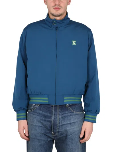 Coutr.com Kenzo 2-in-1 Pixel Harrington Jacket In Blue
