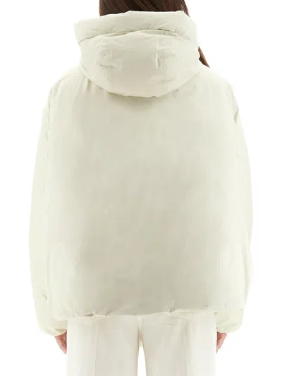 Coutr.com Laminar Goretex Double Layer Hooded Jacket In White