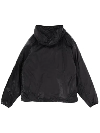 Coutr.com Laminar Quilted Ripstop Hooded Jacket In Black