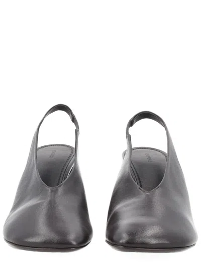 Coutr.com Lemaire Glove Slingback Pumps 80 Mm Heel In Leather - Smooth Lambskin Leather - Women In Brown