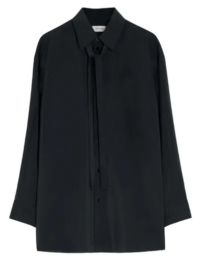 Coutr.com Lemaire Pleated Shirt In Gray