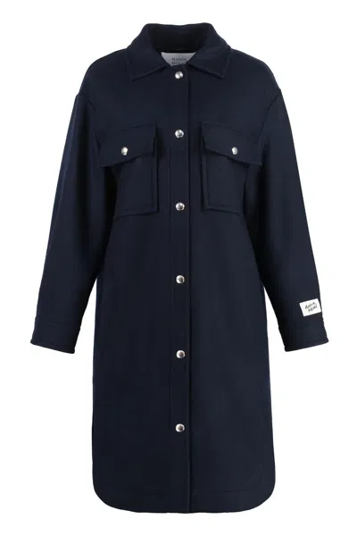 Coutr.com Maison Kitsuné Workwear Coat Reversible In Black