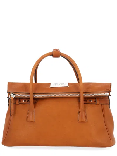 Coutr.com Maison Margiela 5ac Handbag In Vintage Leather In Brown