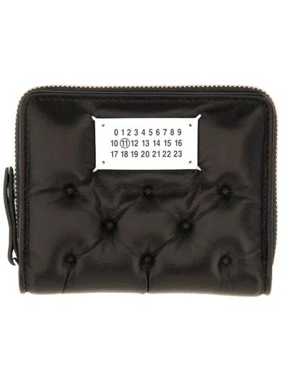 Coutr.com Maison Margiela Glam Slam Embroidered Wallet Small In Black