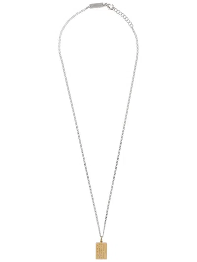 Coutr.com Maison Margiela Numeric Diamond Pendant Necklace In Multi
