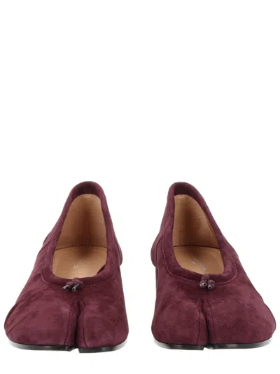 Coutr.com Maison Margiela Tabi New Ballerina In Burgundy