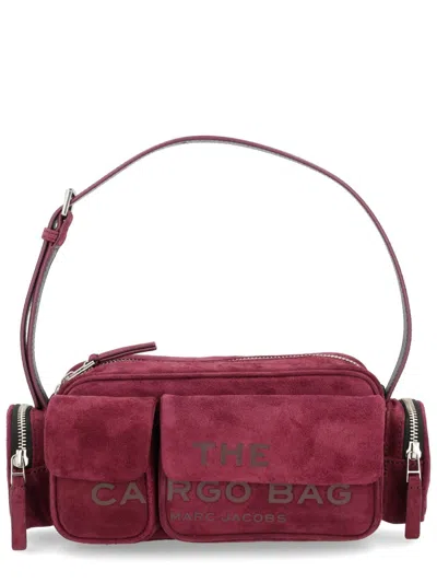 Coutr.com Marc Jacobs The Cargo Suede Bag With Logo In Burgundy