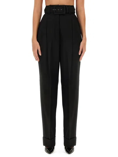 Coutr.com Max Mara Street Piano Pants In Wool In Black