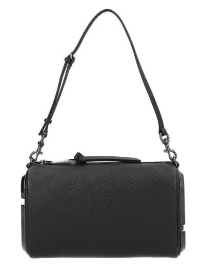 Coutr.com Mini Leather Shoulder Bag In Black