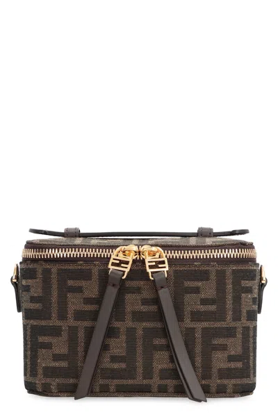 Coutr.com Mini Vanity Handbag In Brown