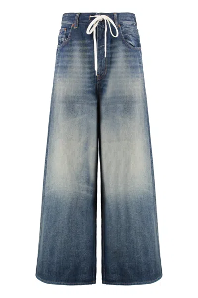 Coutr.com Mm6 Maison Margiela Women's Extra Wide-leg Jeans In Blue