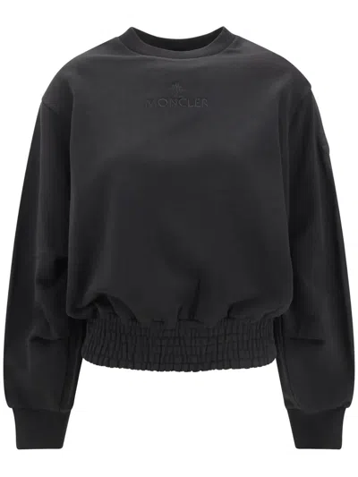 Coutr.com Moncler Cotton Oversize Sweatshirt In Black