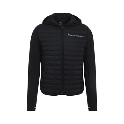 Coutr.com Moncler Grenoble Padded Zip-up Cardigan In Black