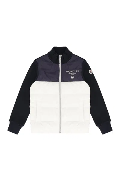 Coutr.com Moncler Kids Sarracenia Hooded Jacket In Blue