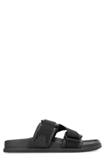 Coutr.com Moncler Mon Summer Sliders In Black