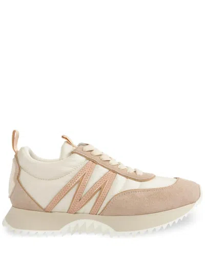 Coutr.com Moncler Pacey Nylon & Suede Sneakers In Sand